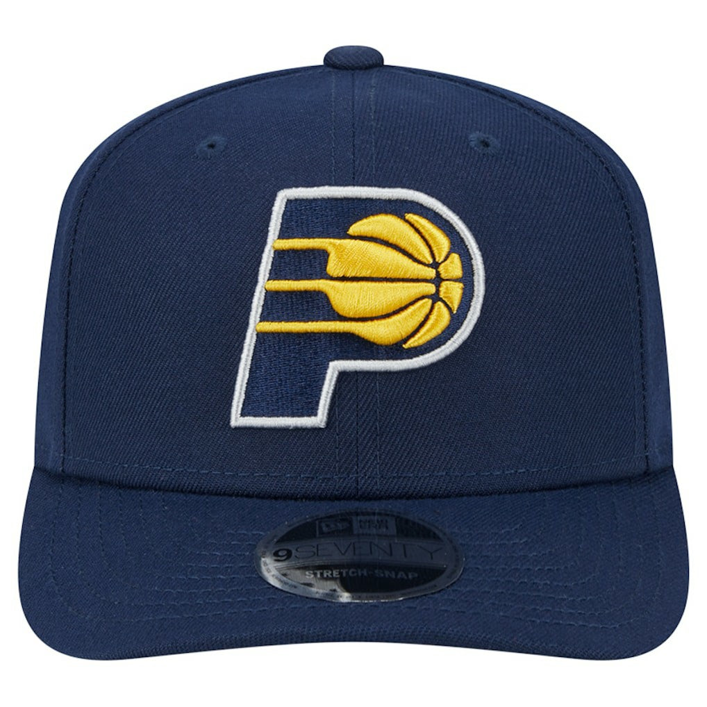 Indiana Pacers Core Logo 9SEVENTY Stretch-Snap Hat Navy - New Era