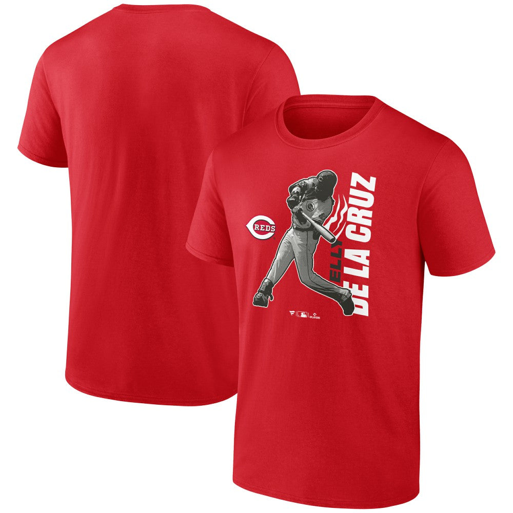 Elly De La Cruz Cincinnati Reds Player Graphic T-Shirt - Red T-shirts