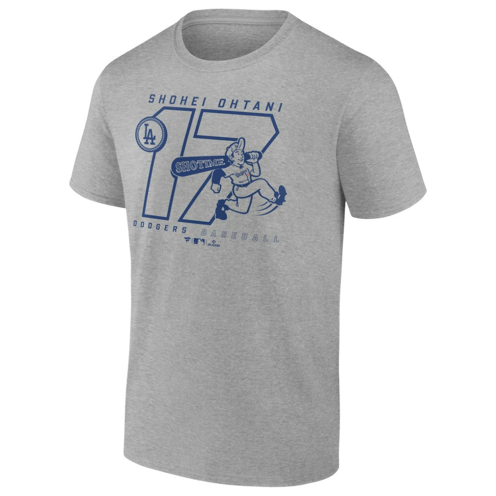 Shohei Ohtani Los Angeles Dodgers Player Graphic T-Shirt - Heather Gray T-shirts