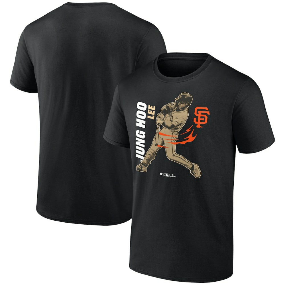 Jung Hoo Lee San Francisco Giants Player Graphic T-Shirt - Black T-shirts