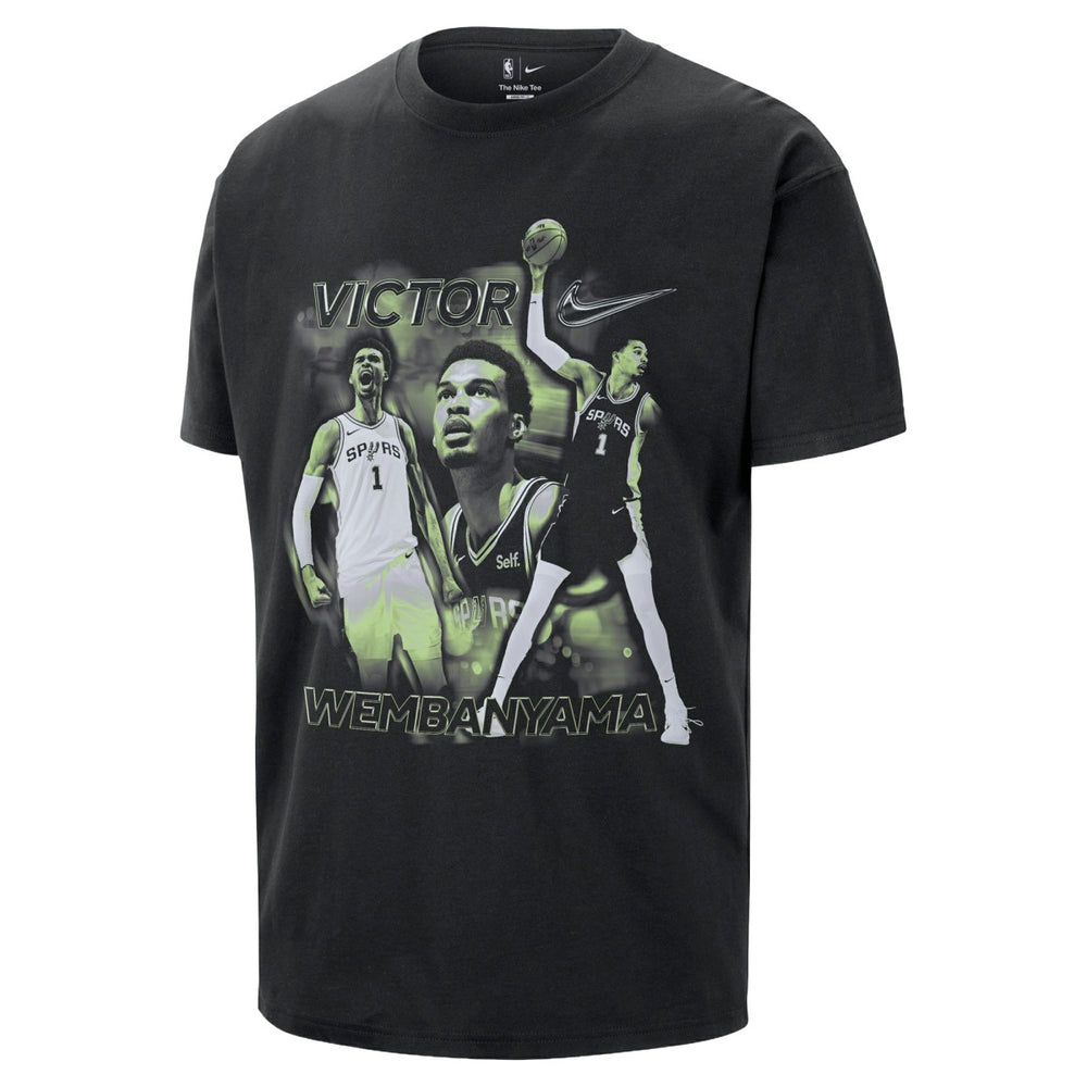 Victor Wembanyama San Antonio Spurs Unisex Athlete T-Shirt Black - Nike