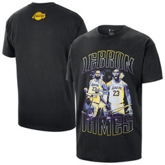 LeBron James Los Angeles Lakers Unisex Athlete T-Shirt Black - Nike