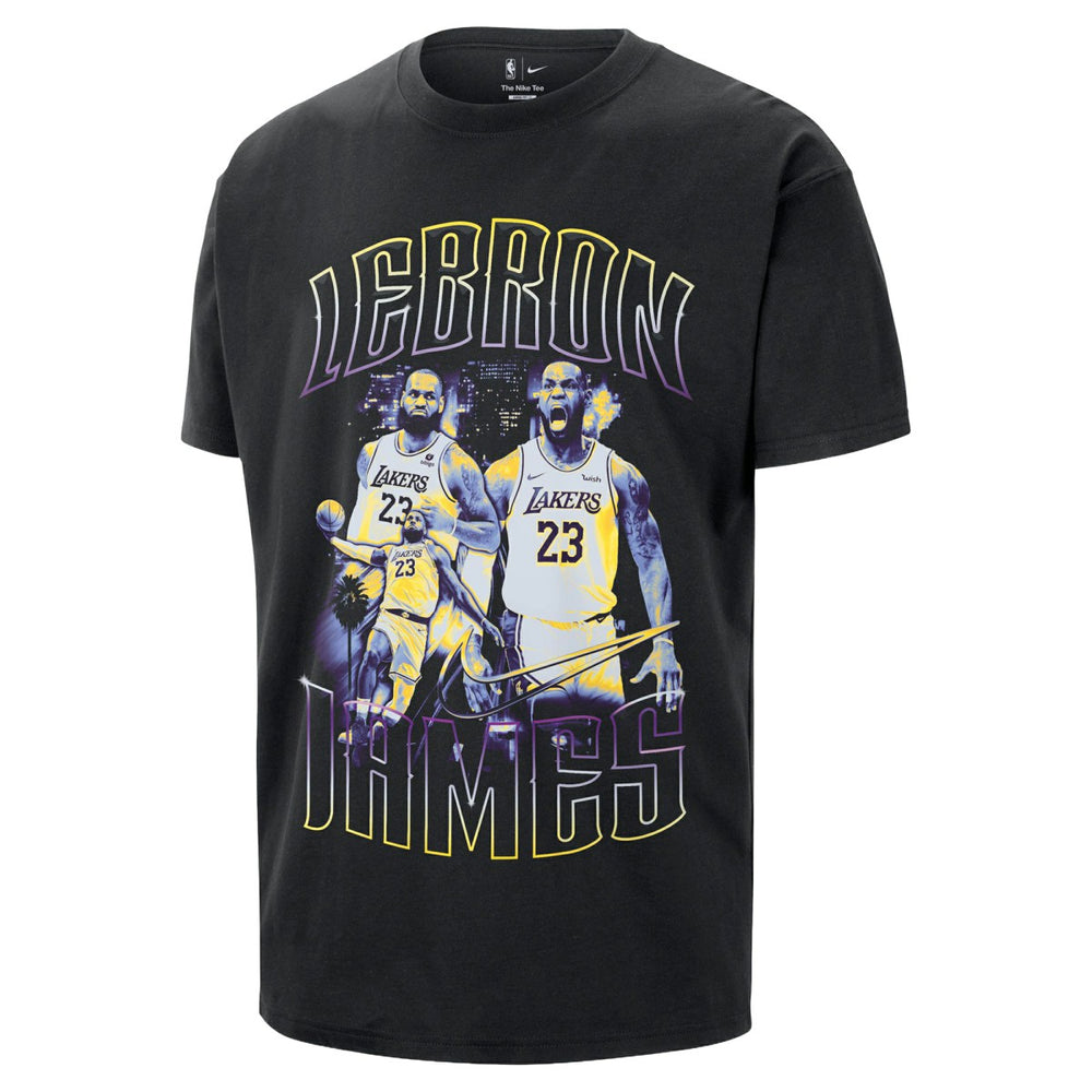 LeBron James Los Angeles Lakers Unisex Athlete T-Shirt Black - Nike