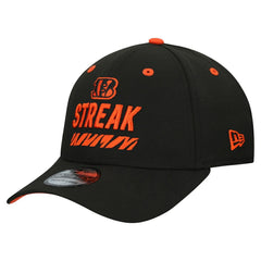 Cincinnati Bengals New Era STREAK Season Ticket Member 39THIRTY Flex Hat - Black Hats