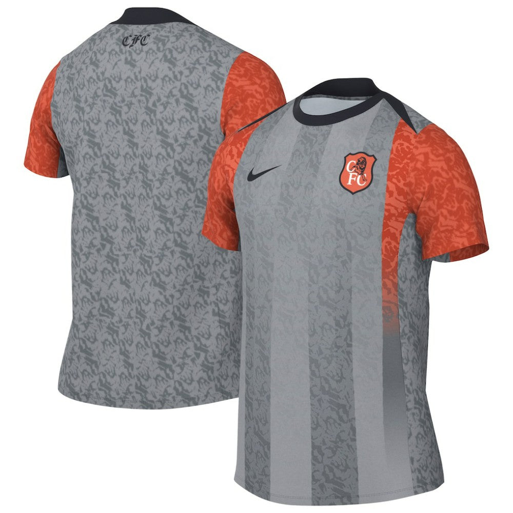 Chelsea 2025/26 Academy Pro Pre-Match Top Gray - Nike