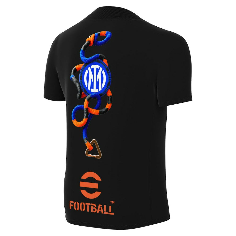 Inter Milan Youth Pre-Match Dri-FIT Top Black - Nike