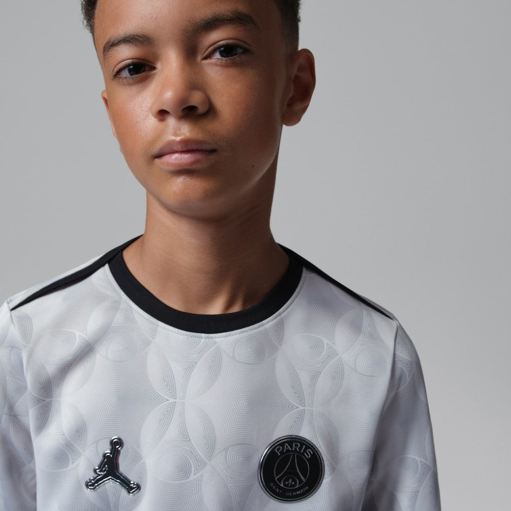 Paris Saint-Germain Jordan Brand Youth Long Sleeve Pre-Match Dri-FIT Top Gray - Jordan on sale