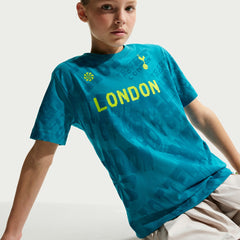 Tottenham Hotspur Youth 2025/26 London T-Shirt Blue - Nike outlet