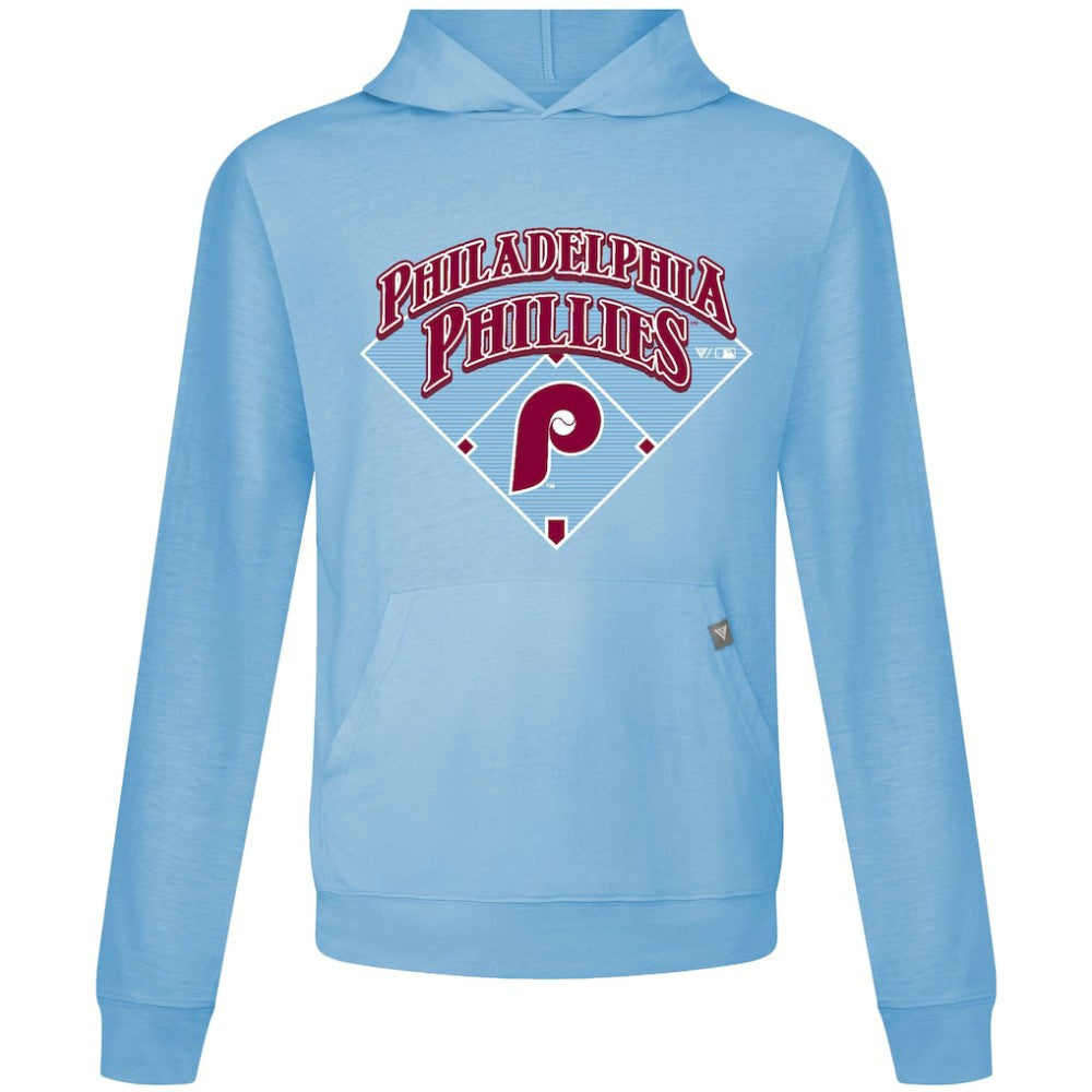 Philadelphia Phillies Levelwear Phantastic Relay Pullover Hoodie - Light Blue Hoodies