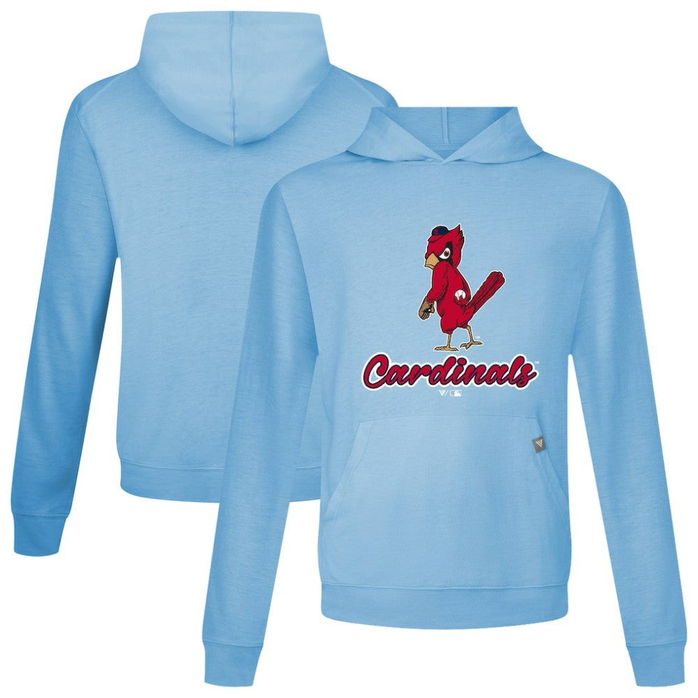 St. Louis Cardinals Levelwear Seeing Red Relay Pullover Hoodie - Light Blue Hoodies
