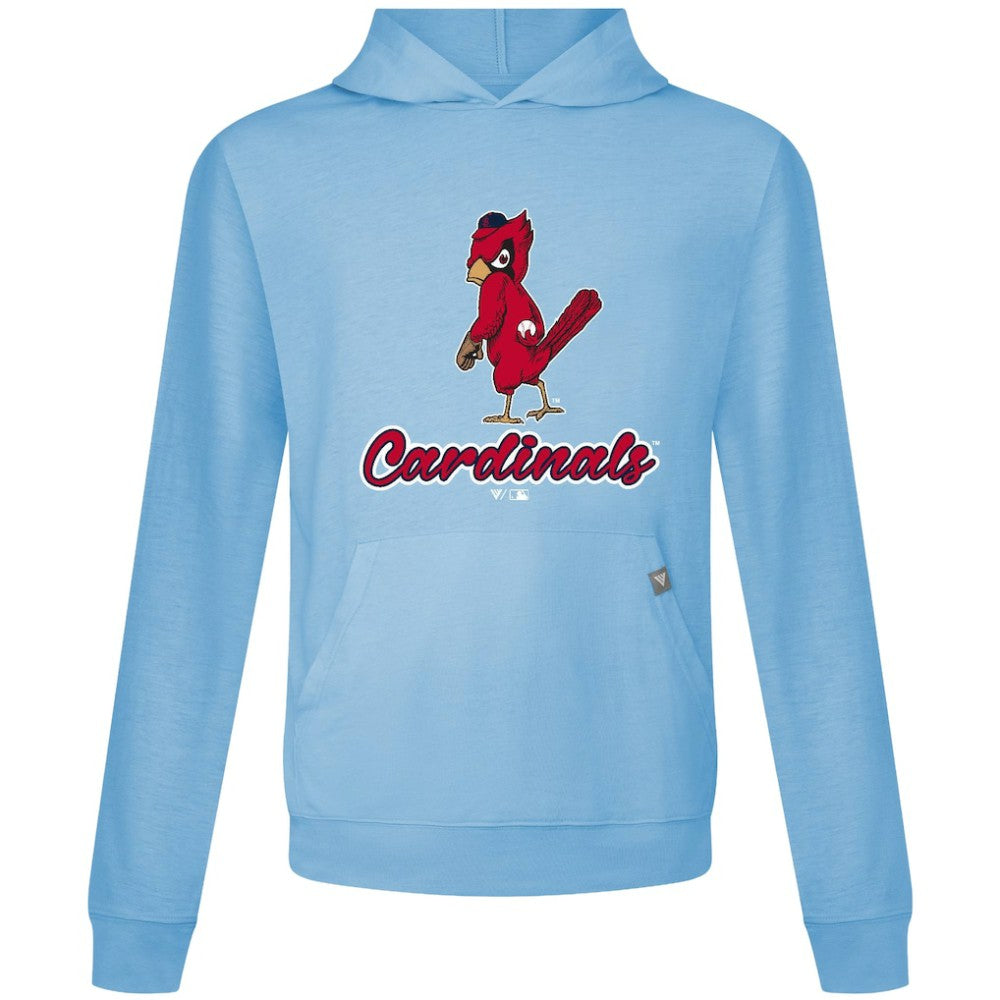 St. Louis Cardinals Levelwear Seeing Red Relay Pullover Hoodie - Light Blue Hoodies