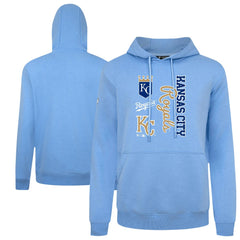 Kansas City Royals Levelwear Crown Podium Pullover Hoodie - Light Blue Hoodies