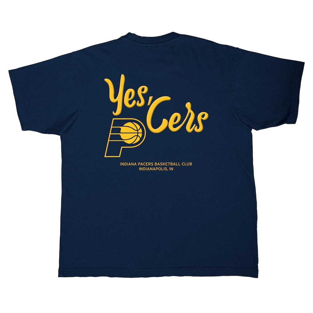 Indiana Pacers Stadium Essentials Unisex Urban T-Shirt Navy