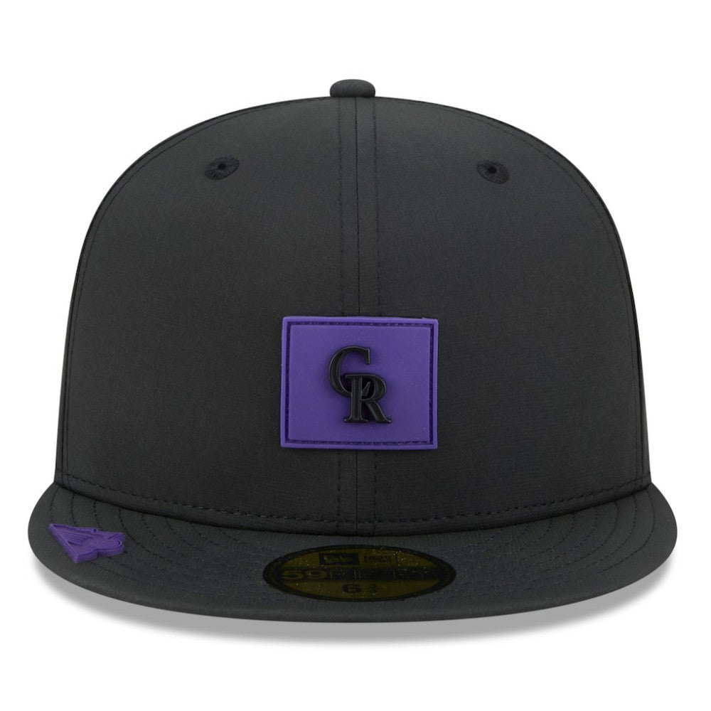 Colorado Rockies New Era 2026 Clubhouse 59FIFTY Fitted Hat - Black Hats