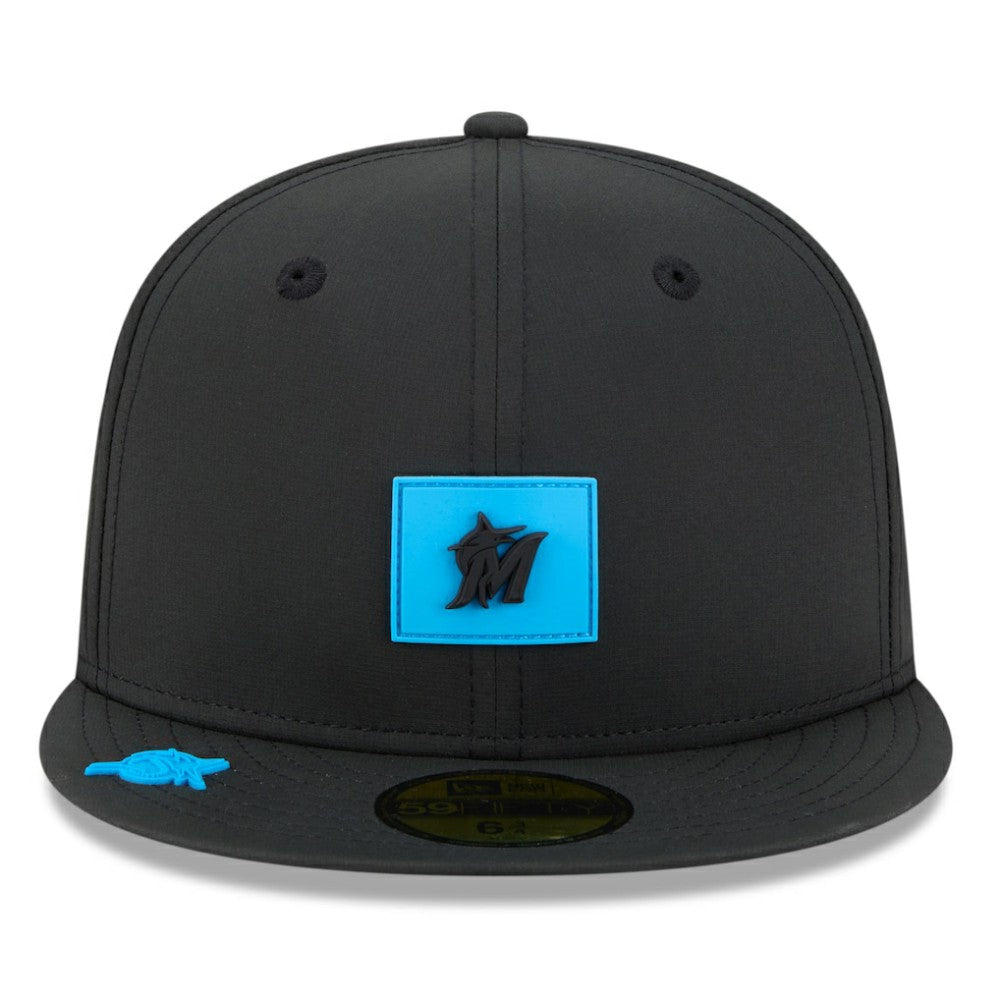 Miami Marlins New Era 2026 Clubhouse 59FIFTY Fitted Hat - Black Hats