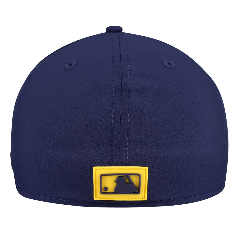 Milwaukee Brewers New Era 2026 Clubhouse Alternate 59FIFTY Fitted Hat - Navy Hats