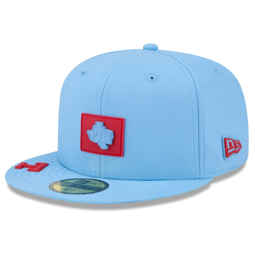 Texas Rangers New Era 2026 Clubhouse Alternate 59FIFTY Fitted Hat - Light Blue Hats