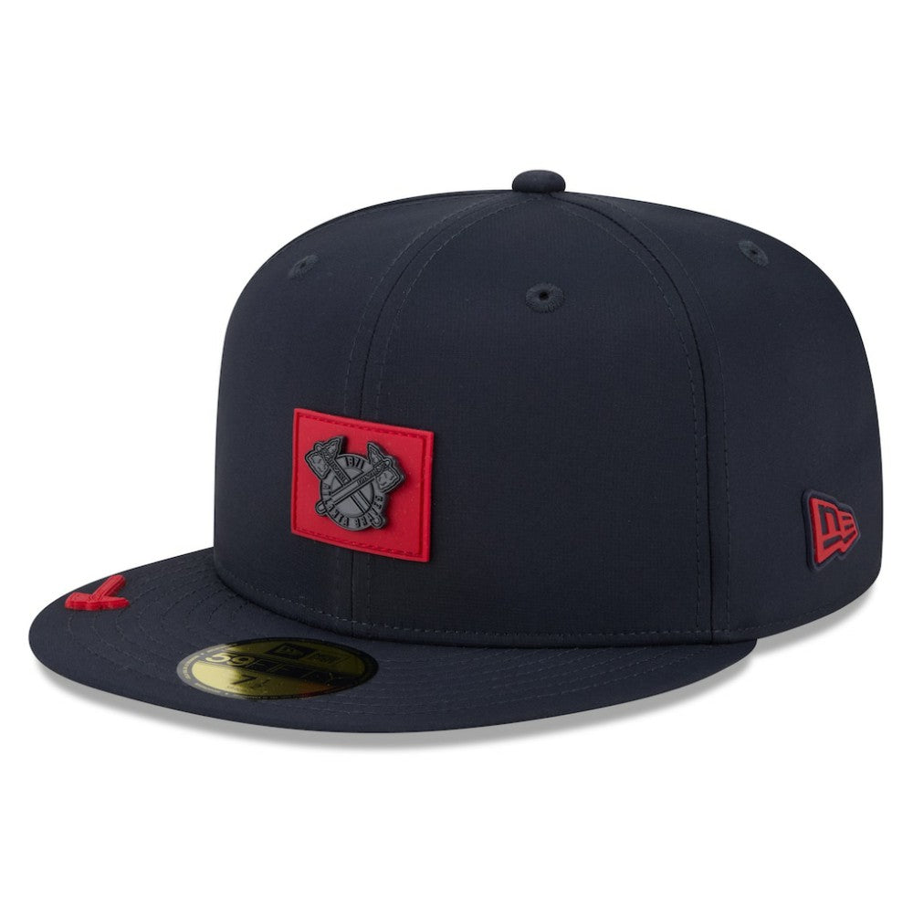 Atlanta Braves New Era 2026 Clubhouse Alternate 59FIFTY Fitted Hat - Navy Hats