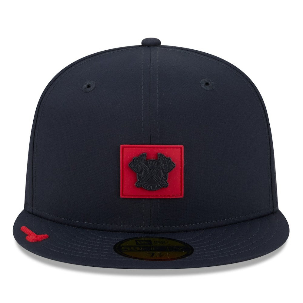 Atlanta Braves New Era 2026 Clubhouse Alternate 59FIFTY Fitted Hat - Navy Hats