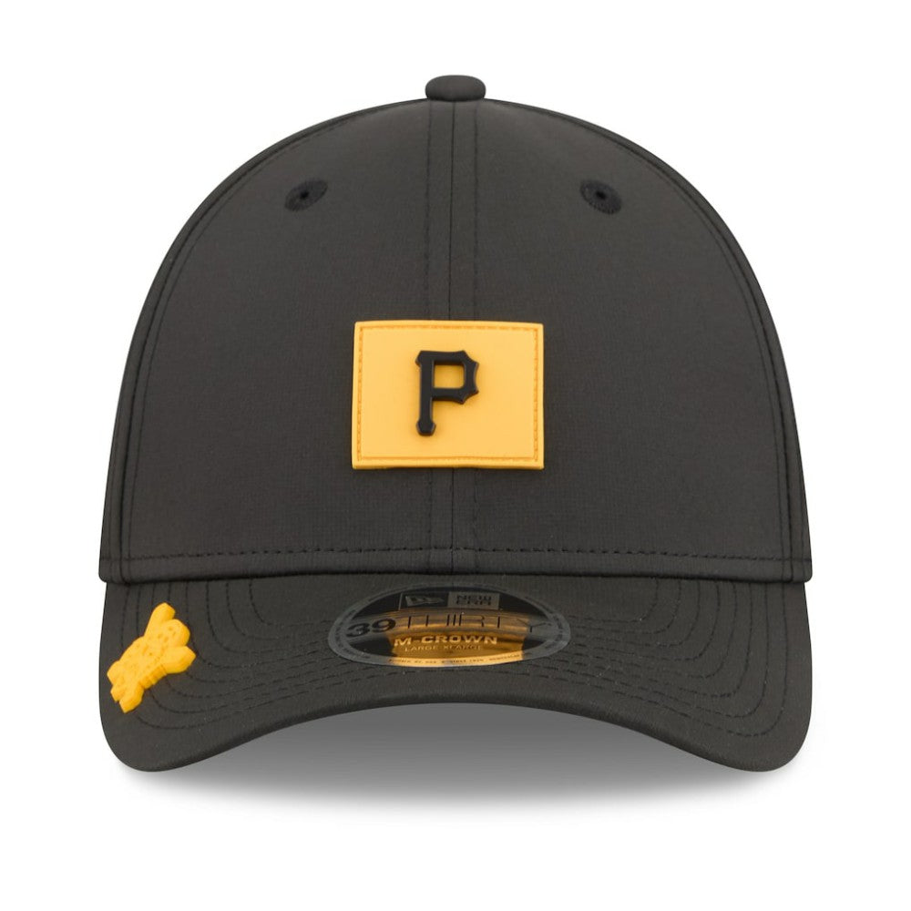 Pittsburgh Pirates New Era 2026 Clubhouse M-Crown 39THIRTY Flex Hat - Black Hats