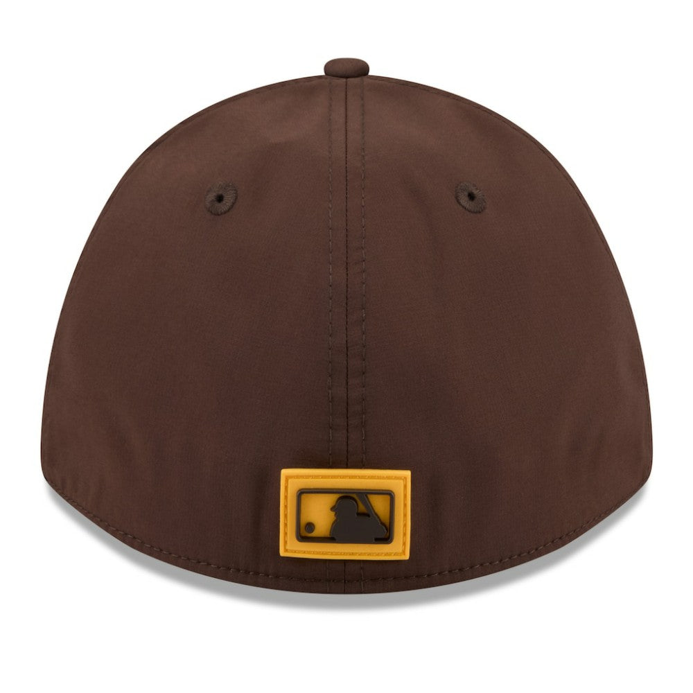 San Diego Padres New Era 2026 Clubhouse M-Crown 39THIRTY Flex Hat - Brown Hats