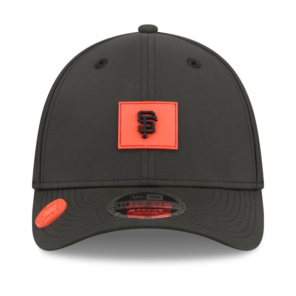 San Francisco Giants New Era 2026 Clubhouse M-Crown 39THIRTY Flex Hat - Black Hats