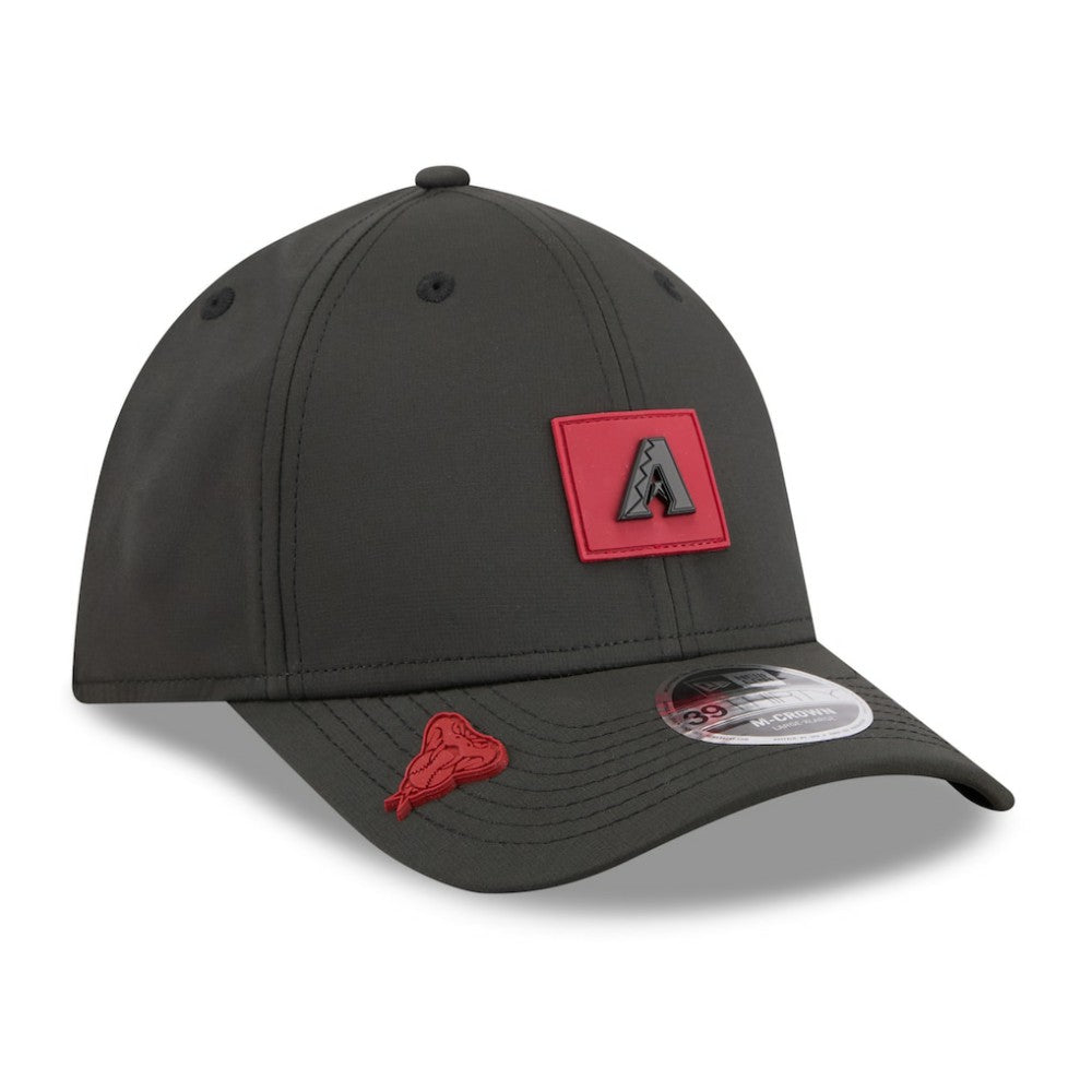 Arizona Diamondbacks New Era 2026 Clubhouse M-Crown 39THIRTY Flex Hat - Black Hats