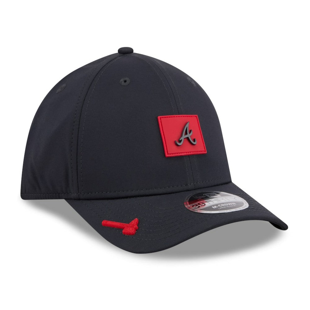 Atlanta Braves New Era 2026 Clubhouse M-Crown 39THIRTY Flex Hat - Navy Hats