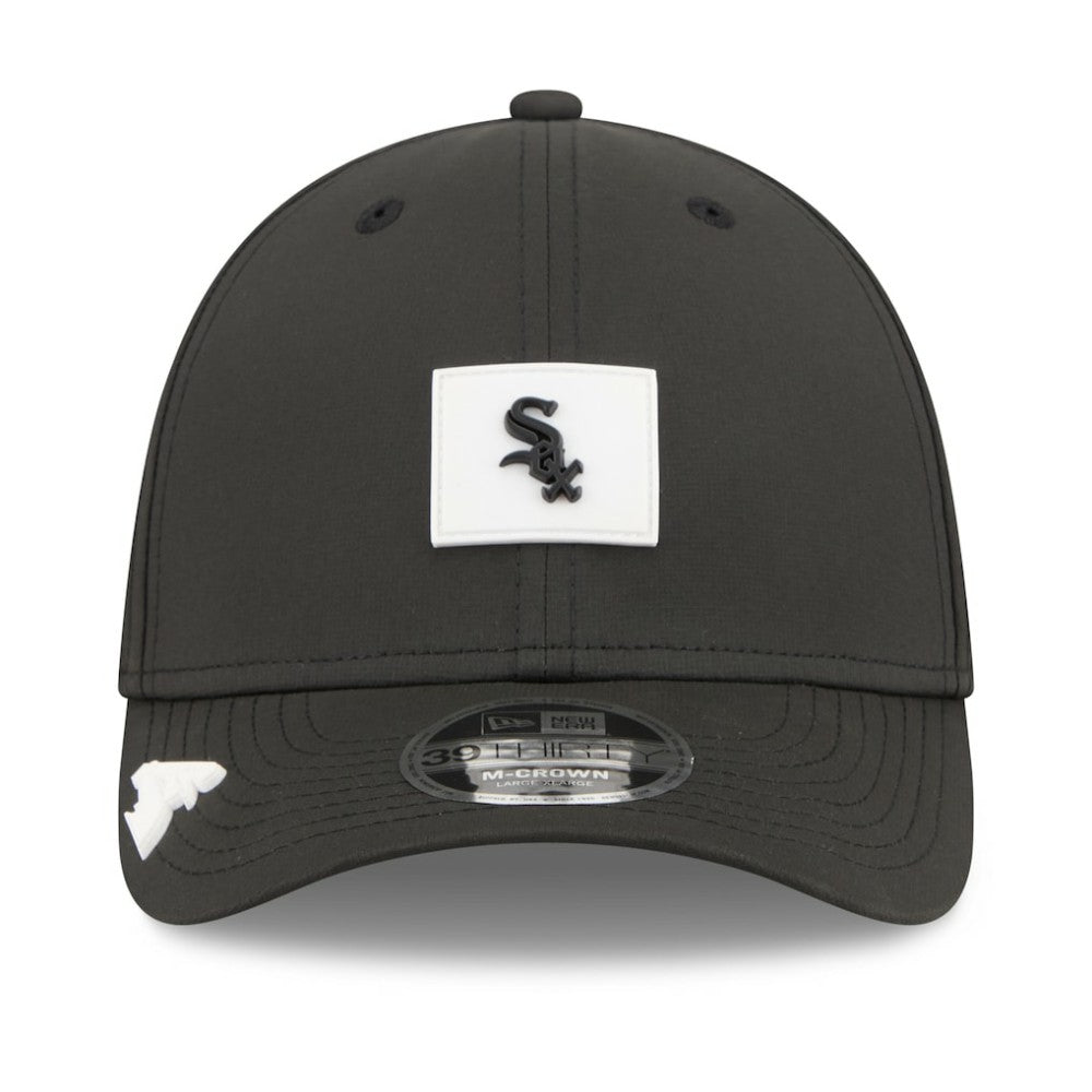 Chicago White Sox New Era 2026 Clubhouse M-Crown 39THIRTY Flex Hat - Black Hats