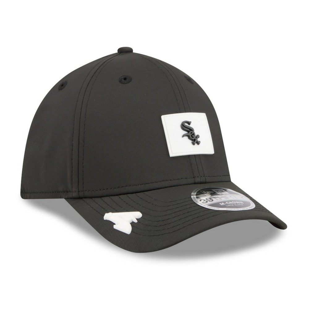 Chicago White Sox New Era 2026 Clubhouse M-Crown 39THIRTY Flex Hat - Black Hats