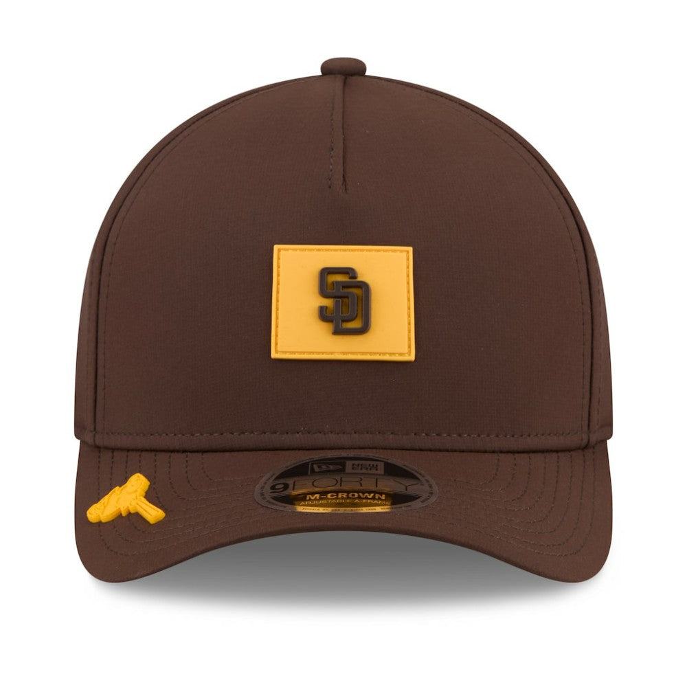 San Diego Padres New Era 2026 Clubhouse 9FORTY A-Frame Adjustable Hat - Brown Hats