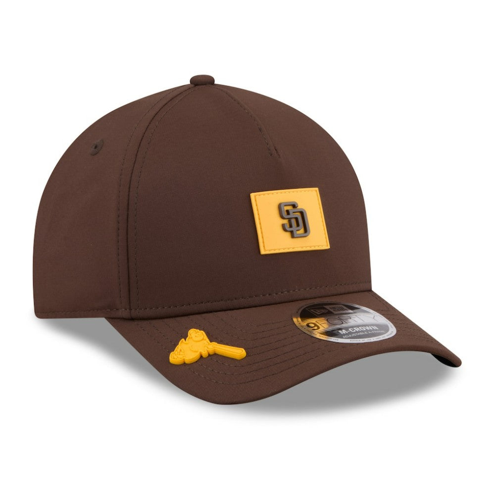 San Diego Padres New Era 2026 Clubhouse 9FORTY A-Frame Adjustable Hat - Brown Hats