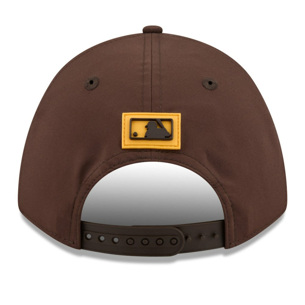 San Diego Padres New Era 2026 Clubhouse 9FORTY A-Frame Adjustable Hat - Brown Hats
