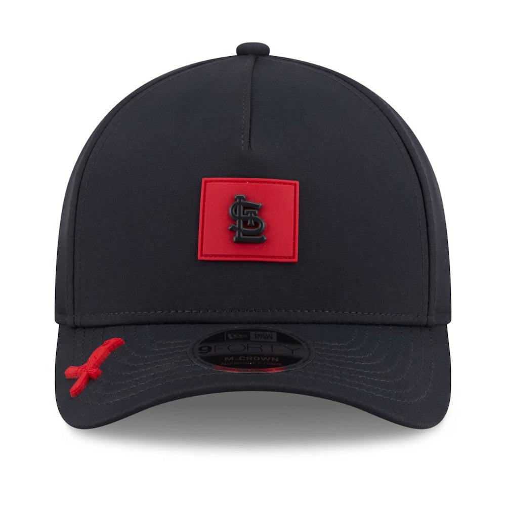 St. Louis Cardinals New Era 2026 Clubhouse 9FORTY A-Frame Adjustable Hat - Navy Hats