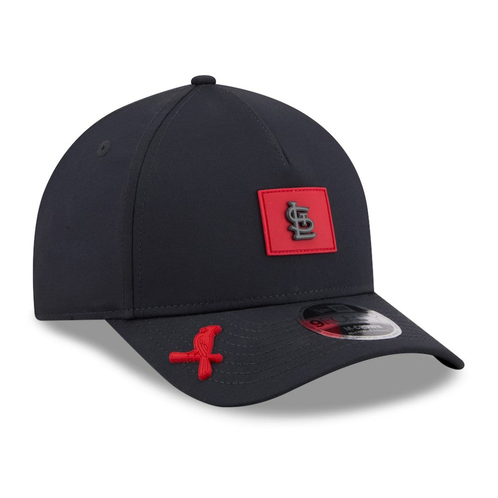 St. Louis Cardinals New Era 2026 Clubhouse 9FORTY A-Frame Adjustable Hat - Navy Hats