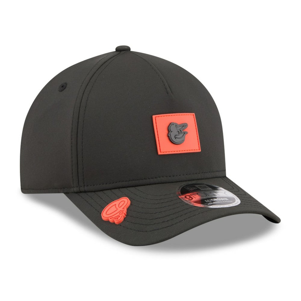 Baltimore Orioles New Era 2026 Clubhouse 9FORTY A-Frame Adjustable Hat - Black Hats