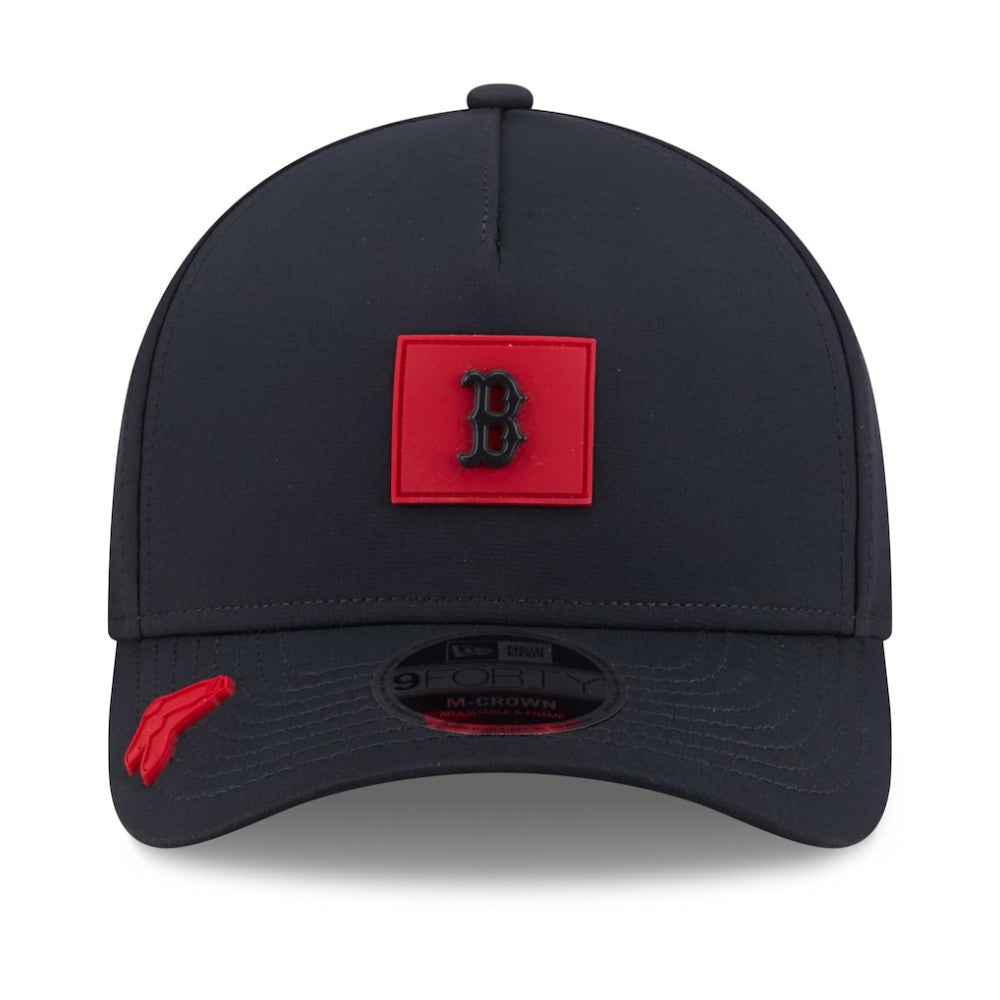 Boston Red Sox New Era 2026 Clubhouse 9FORTY A-Frame Adjustable Hat - Navy Hats
