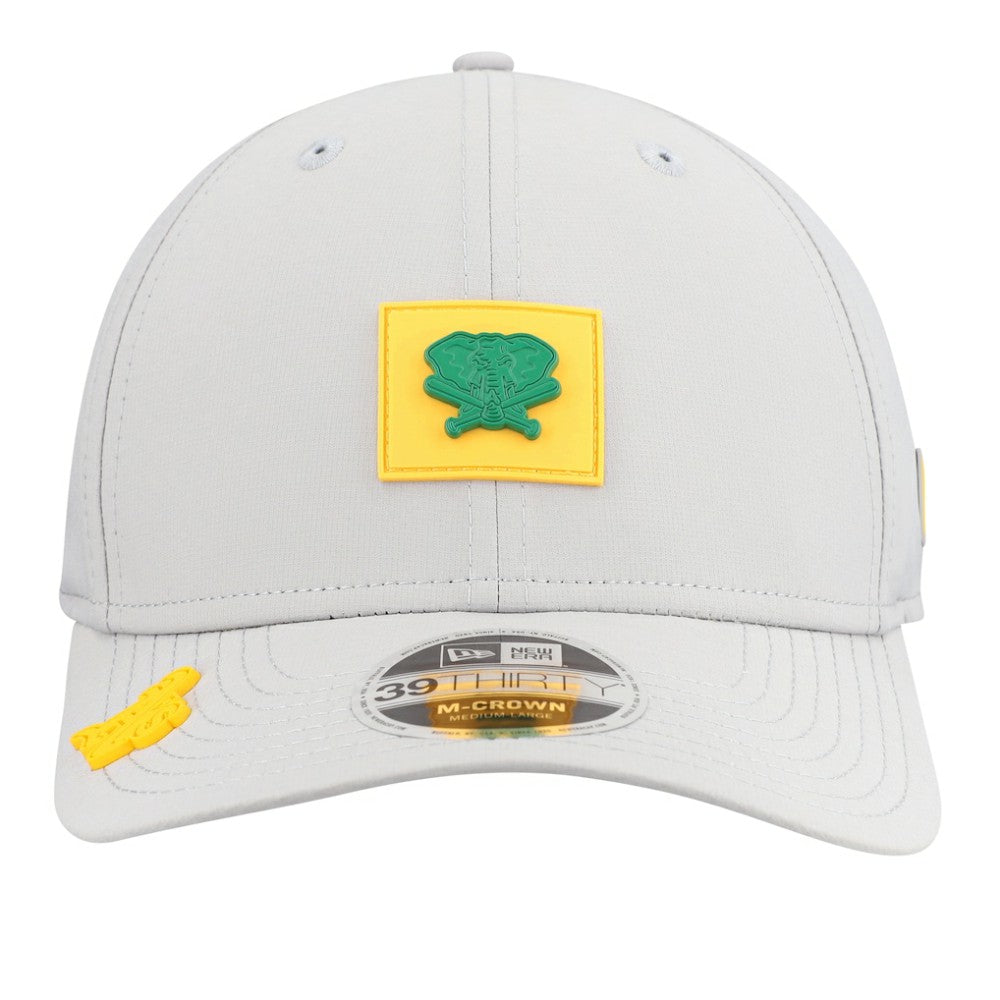 Athletics New Era 2026 Clubhouse Alternate 39THIRTY Flex Hat - Gray Hats