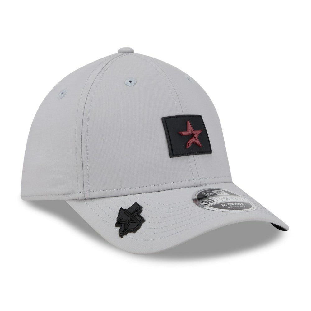 Houston Astros New Era 2026 Clubhouse Alternate 39THIRTY Flex Hat - Gray Hats