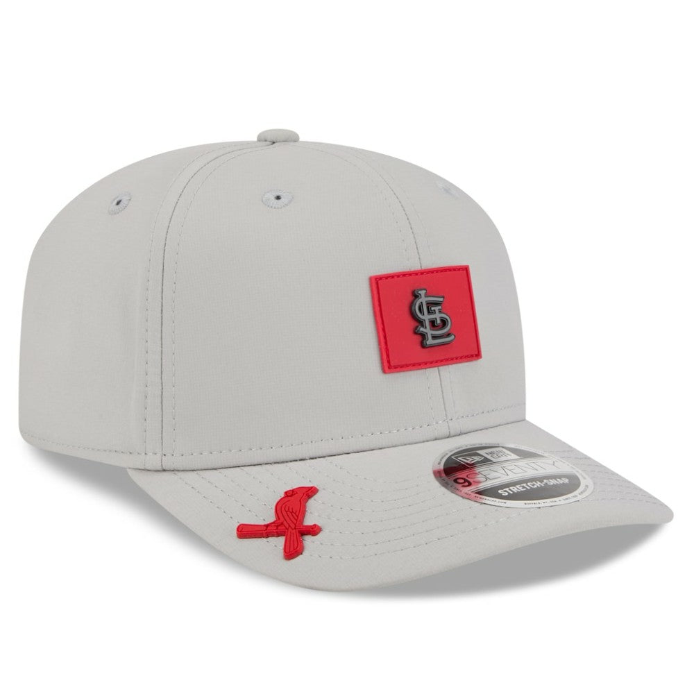 St. Louis Cardinals New Era 2026 Clubhouse 9SEVENTY Adjustable Hat - Gray Hats