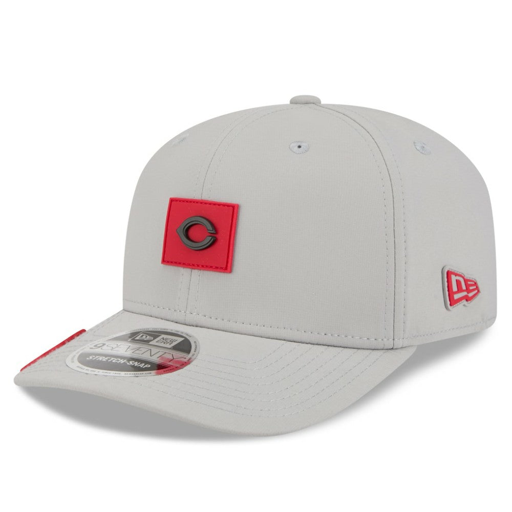 Cincinnati Reds New Era 2026 Clubhouse 9SEVENTY Adjustable Hat - Gray Hats