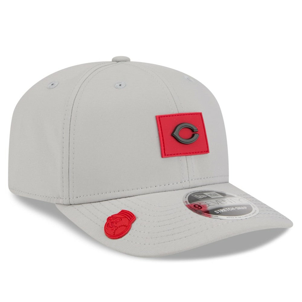 Cincinnati Reds New Era 2026 Clubhouse 9SEVENTY Adjustable Hat - Gray Hats
