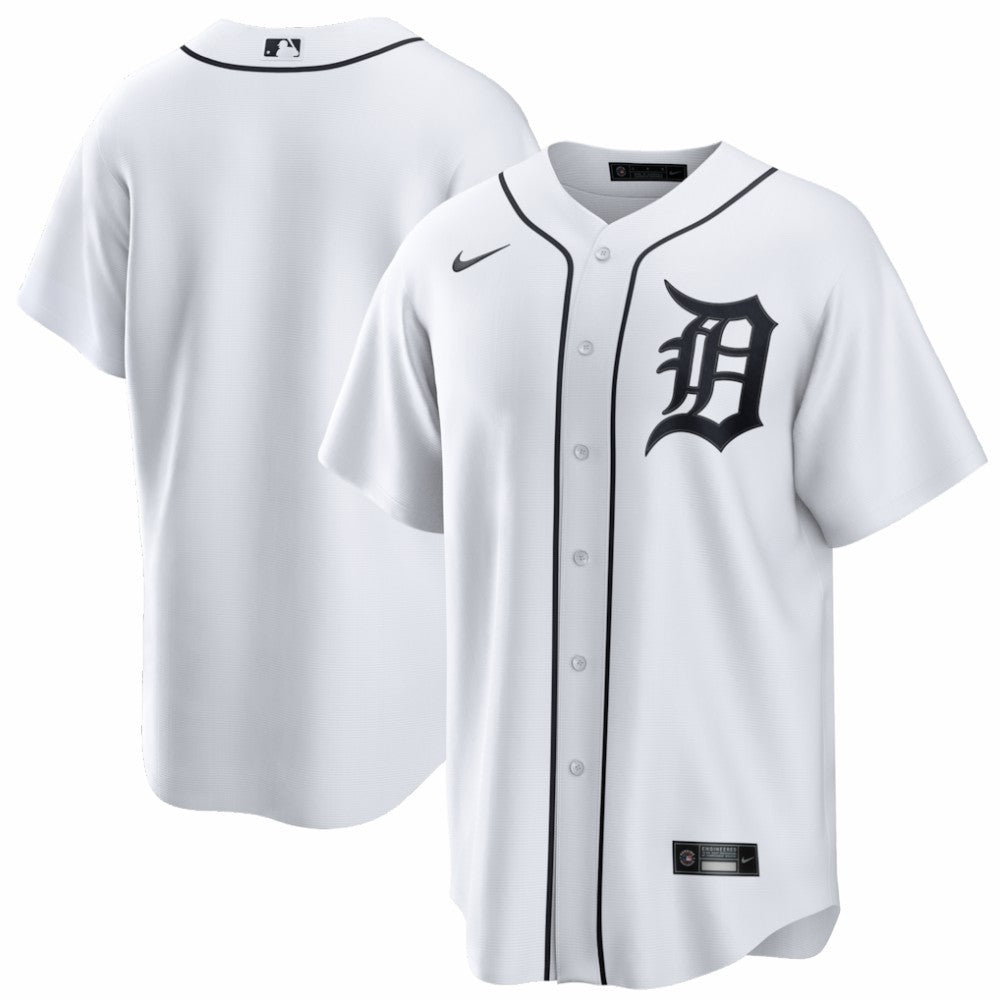 Detroit Tigers Nike Home Replica Jersey - White Jerseys