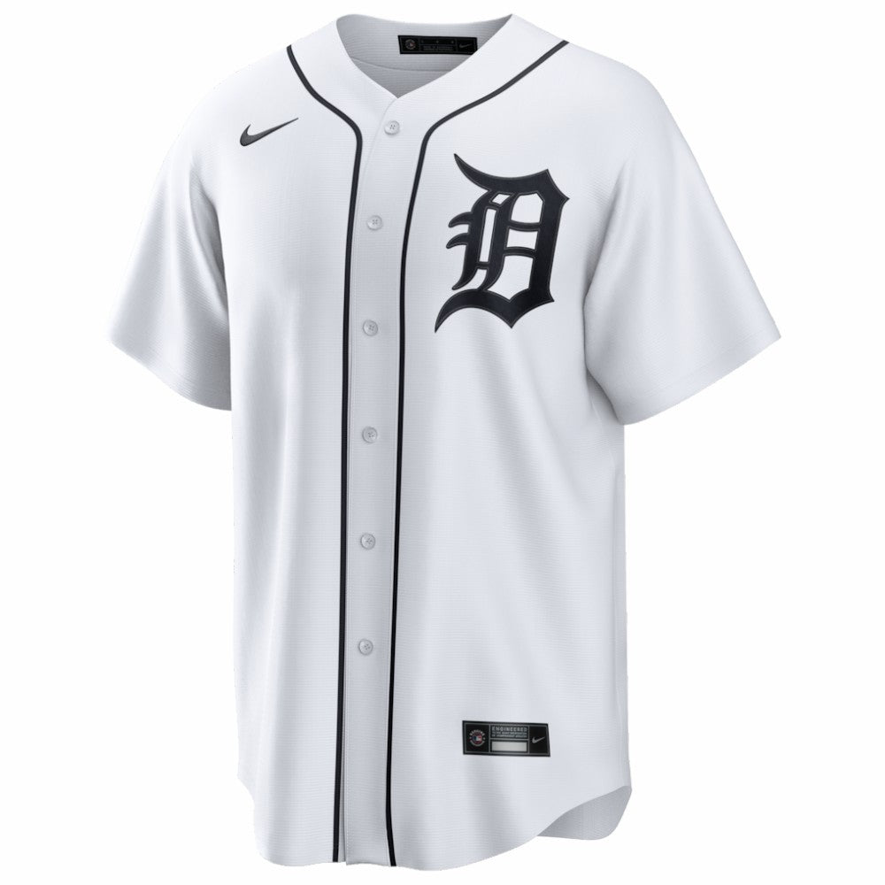 Detroit Tigers Nike Home Replica Jersey - White Jerseys