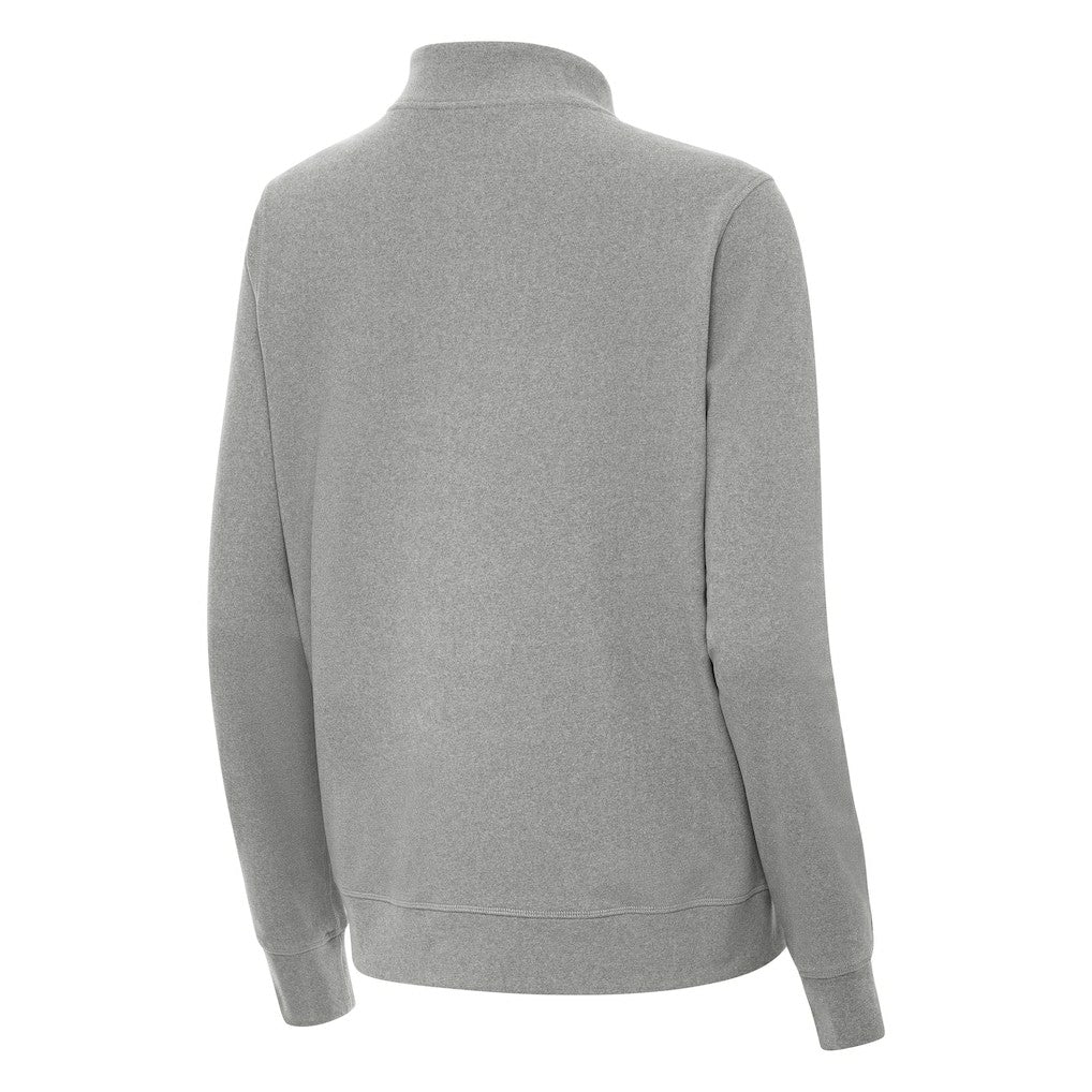 Seattle Seahawks Antigua 50th Season Subtle Quarter-Zip Pullover - Heather Gray Pullover