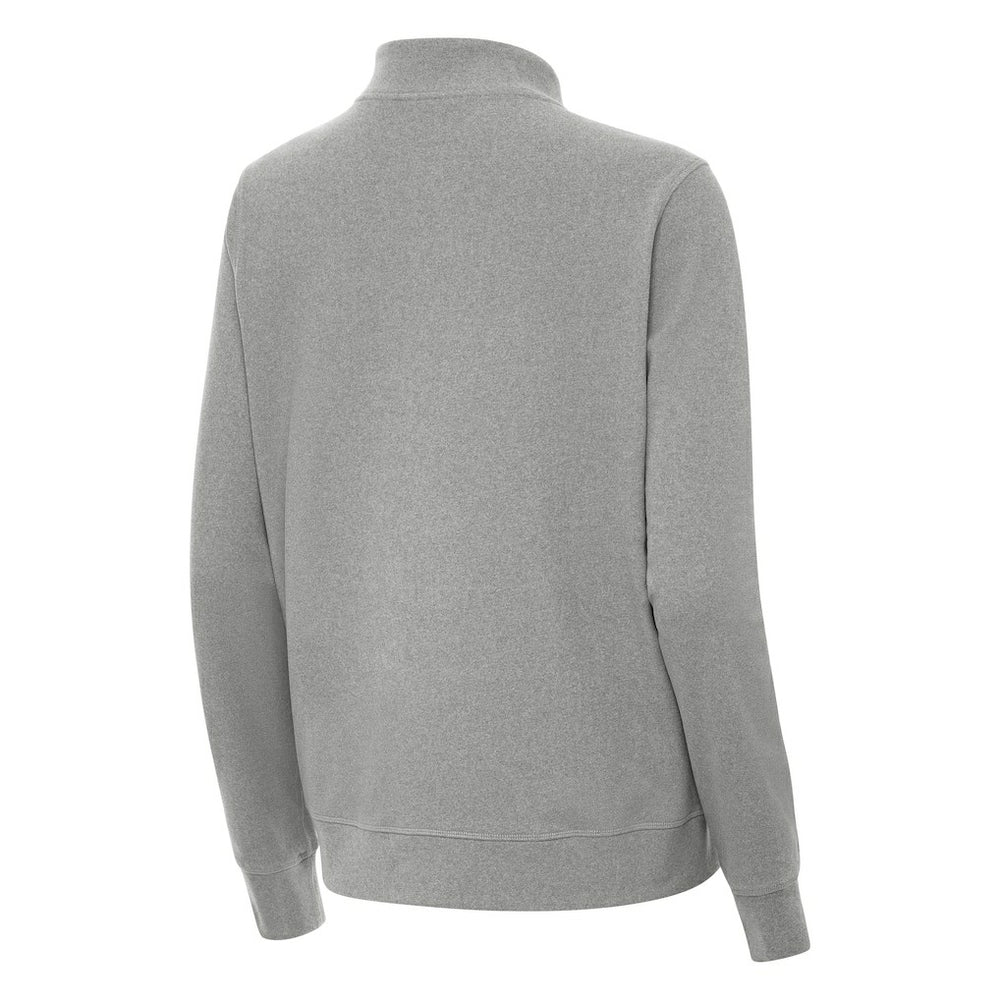 Seattle Seahawks Antigua 50th Season Subtle Quarter-Zip Pullover - Heather Gray Pullover