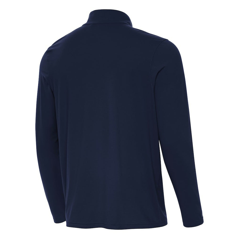 Seattle Seahawks Antigua 50th Season Intent Quarter-Zip Pullover - Navy Pullover
