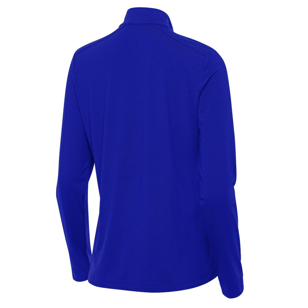Seattle Seahawks Antigua Women's 50th Season Intent Quarter-Zip Pullover - Royal Pullover