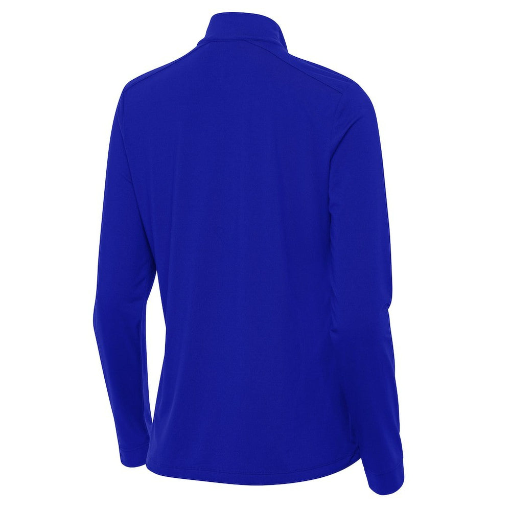 Seattle Seahawks Antigua Women's 50th Season Intent Quarter-Zip Pullover - Royal Pullover