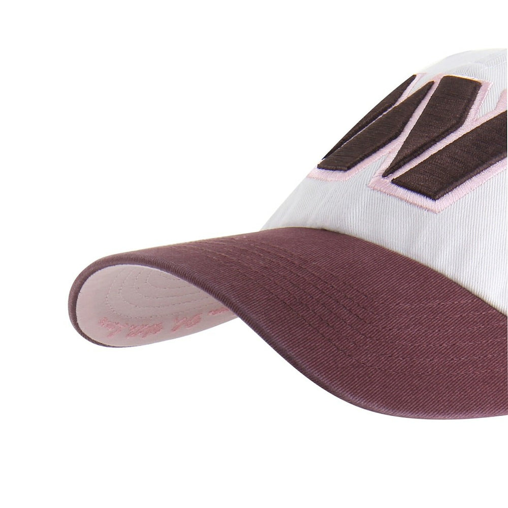 Washington Commanders '47 Unisex Love Letter Clean Up Adjustable Hat - Stone/Burgundy Hats